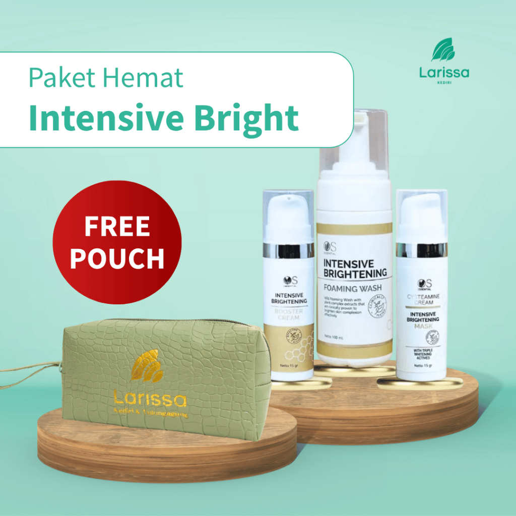 INTENSIVE BRIGHTENING Series Larissa - Paket Bundling Skincare Larissa Untuk Mencerahkan Wajah