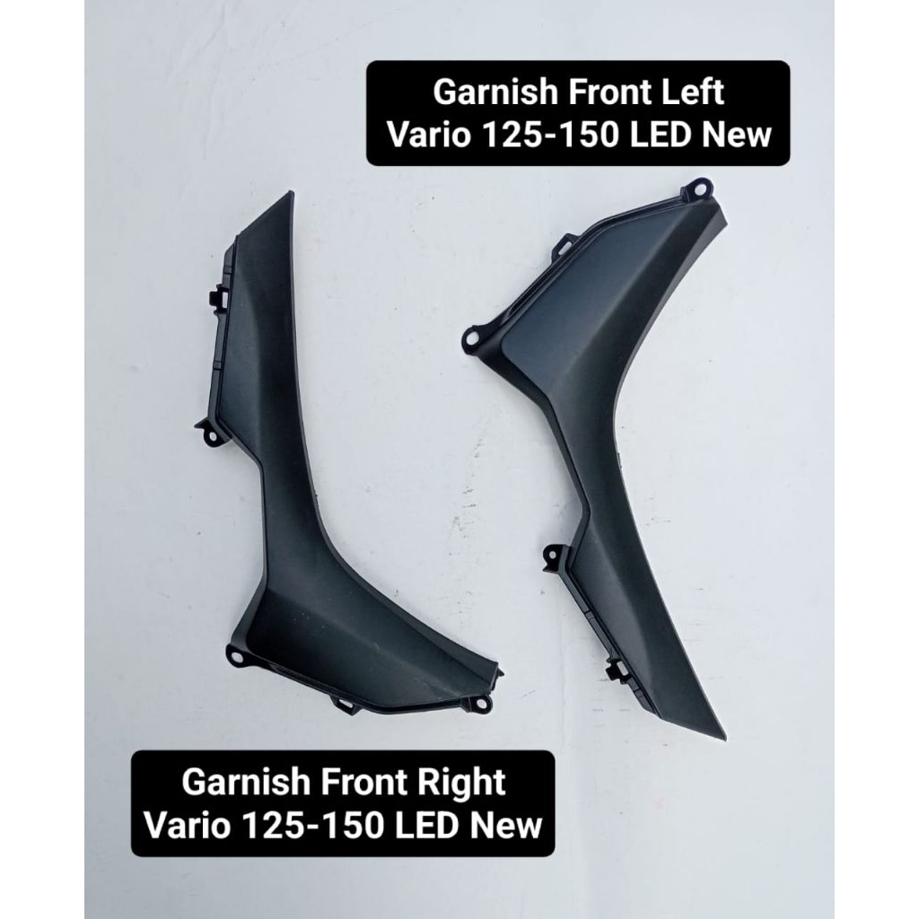 Garnish Front Vario 125 150 Led New Hiasan pemanis bagian depan motor Sirip sayap samping vario 125 