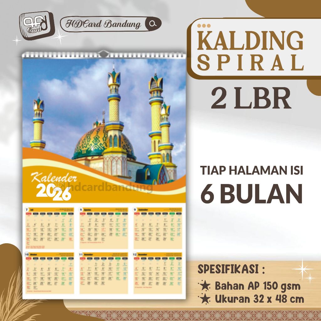 

Kalender Dinding Finishing Ring Spiral