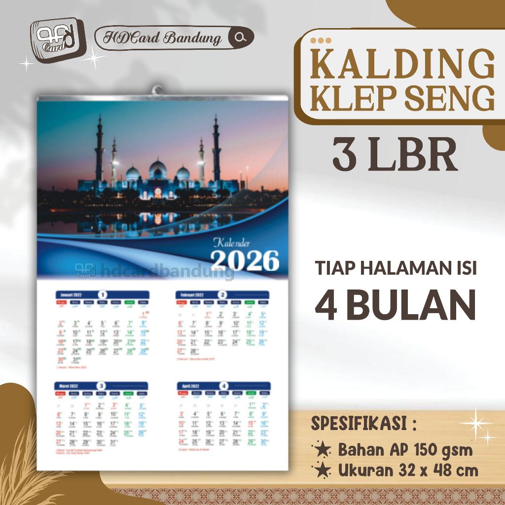 

Kalender Dinding Finishing Klep Seng