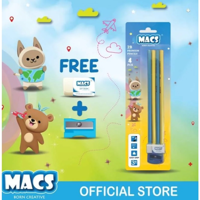 

PENSIL MACS 2B PREMIUM SEGITIGA