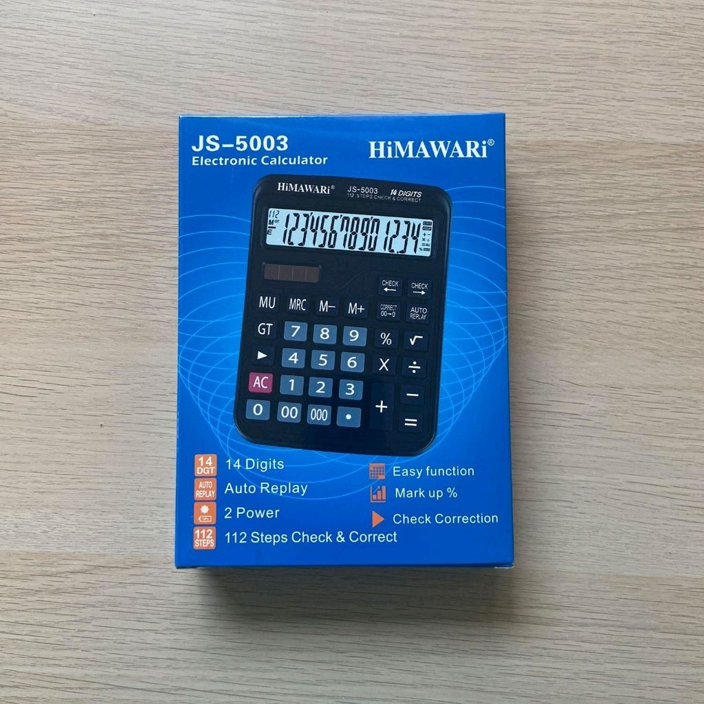 

HIMAWARI ELECTRONIC CALCULATOR JS-5003