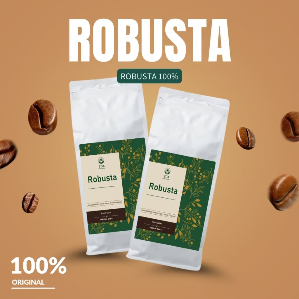 

STIA Biji Kopi ROBUSTA TEMANGGUNG – Single Origin Coffee untuk Espresso & Manual Brew