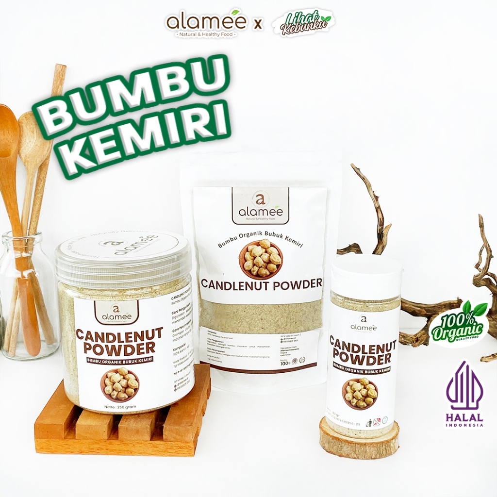 

ALAMEE Kemiri Bubuk Candlenut Powder Bumbu Dapur Organik Masak Murni Tanpa Campuran LIHAT KEBUNKU