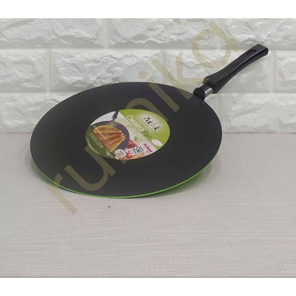 Crepes pan teplon datar 28cm anti lengket kusus kulit risol lumpia pizza martabak kue dadar gulung t