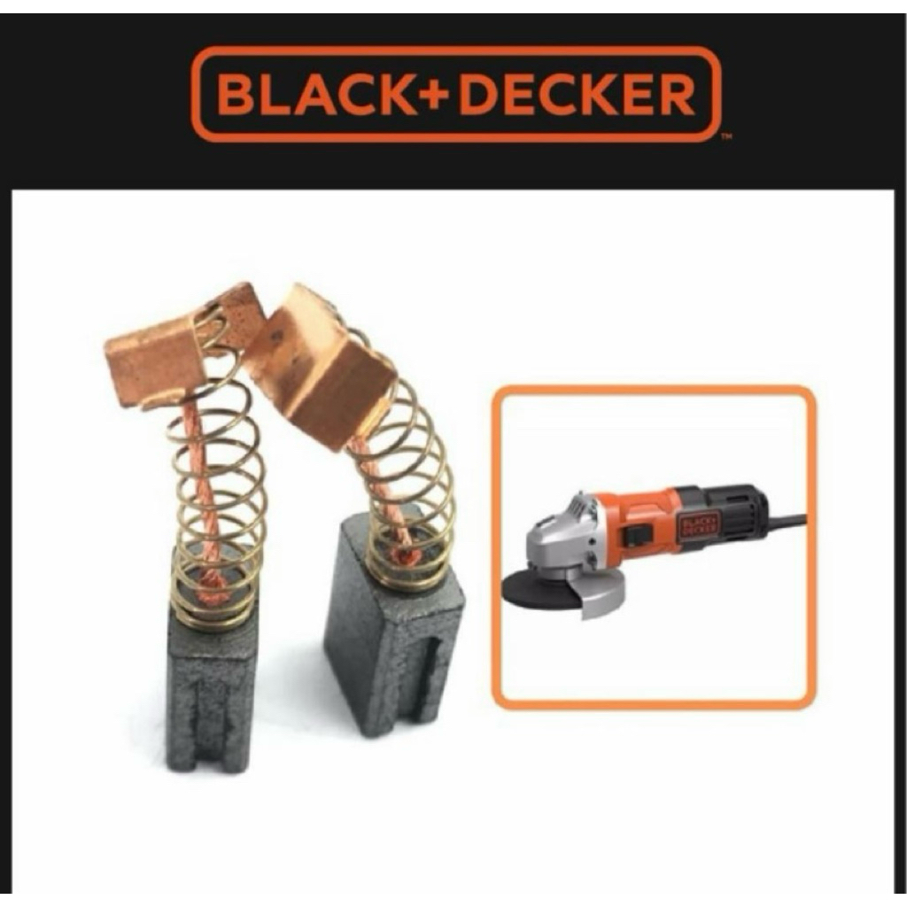 Carbon Brush Pair 4 inch Mesin Gerinda Listrik Black Decker G650 Arang ORIGINAL G 650 Gurinda Grinde