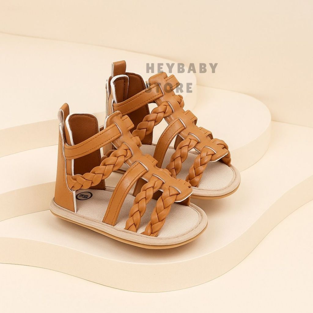 PROMO 12.12 heybaby GLADIATOR Sepatu prewalker bayi dan anak perempuan