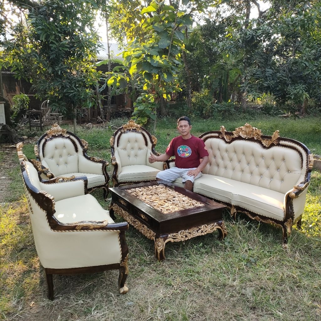Kursi tamu romawi kursi sofa tamu jati kursi sofa ukiran