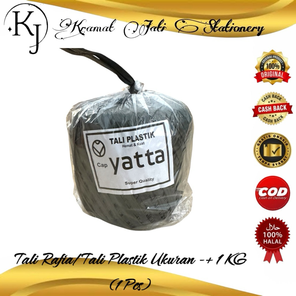 

Tali Rafia/Tali Plastik Ukuran ±1 Kg (1 Pcs)