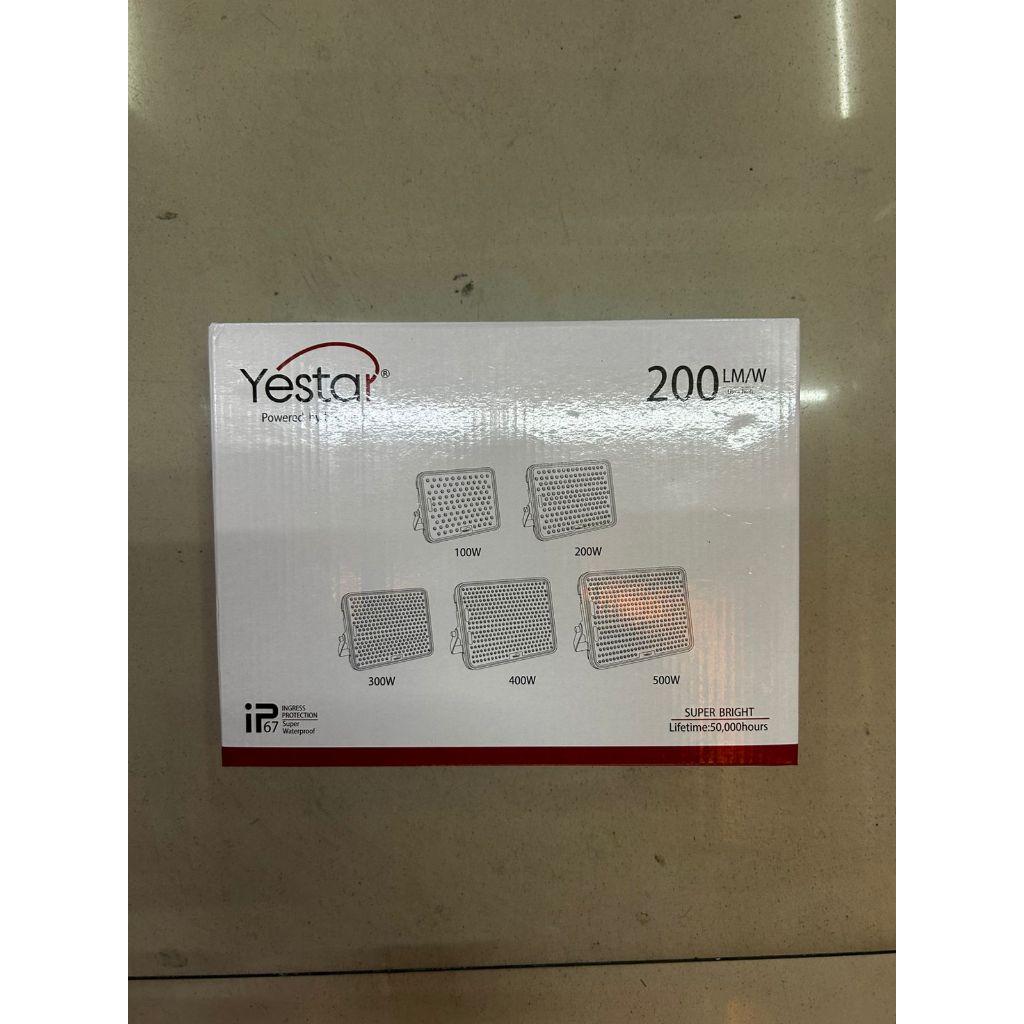 Yestar Led Sorot 100w 200w Cahaya Putih dan Kuning