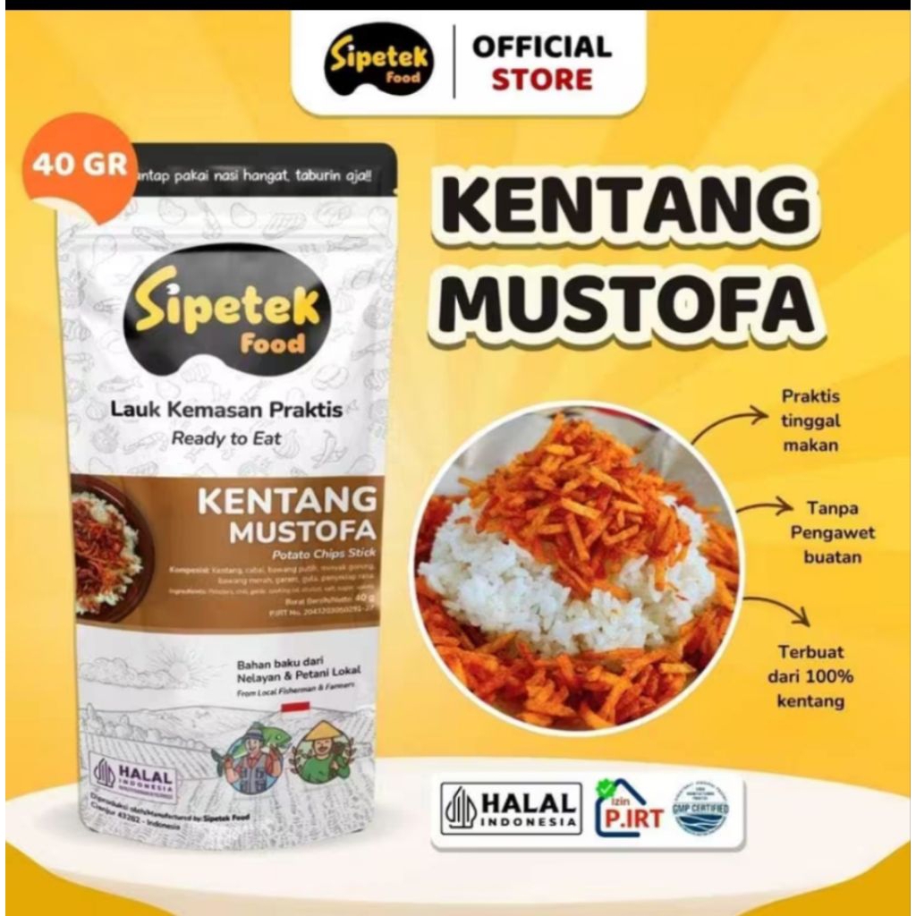 

kentang Mustopa si petek rasa pedas manis