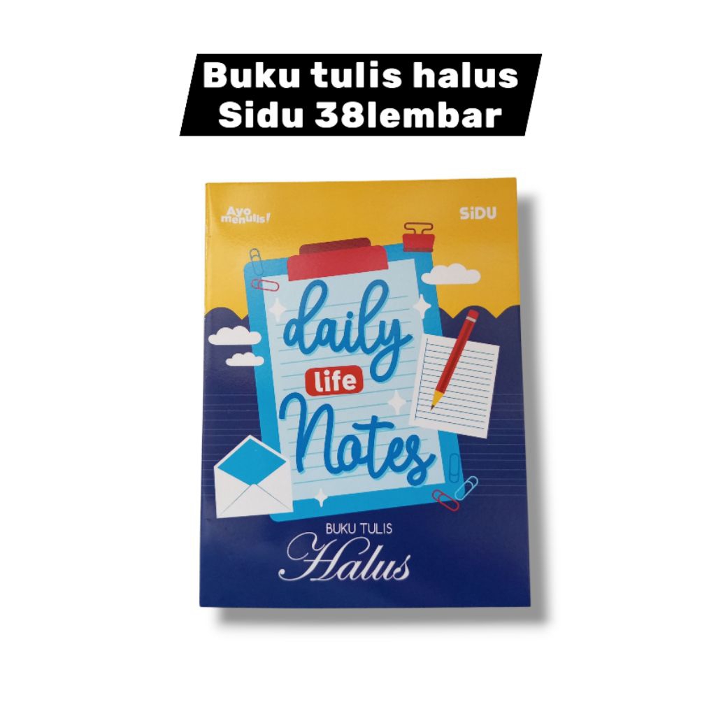 

buku sambung / buku tulis halus sidu 38lembar garis 3