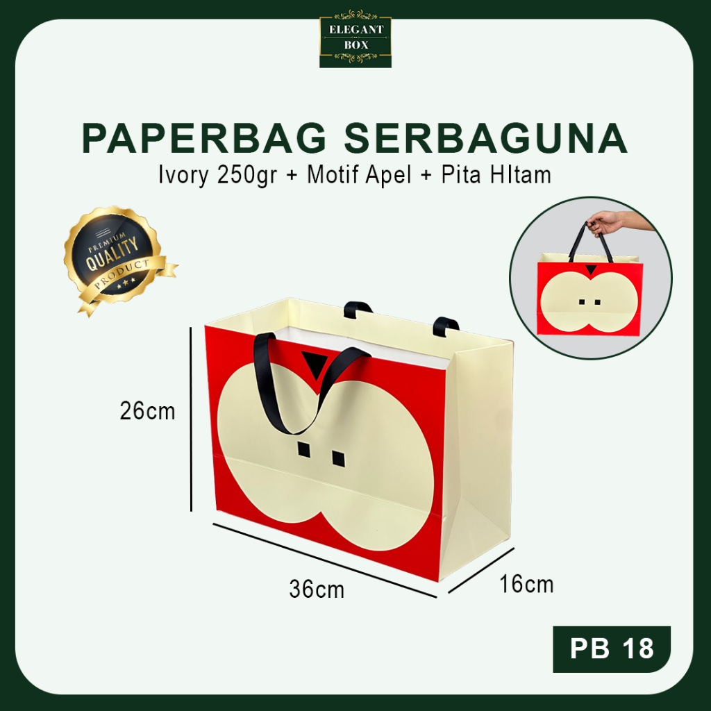 

Paper Bag Hadiah Jumbo / Premium Gift Bag / Tas Kado Jinjing / PB18