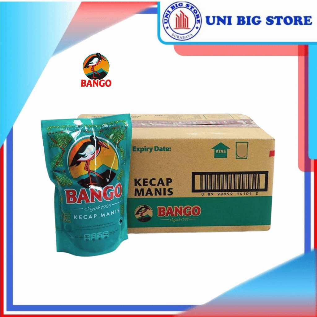 

BANGO Kecap Manis Pouch 1.525 Liter 1525 KG 1500 ml Refill x 6 pcs DUS