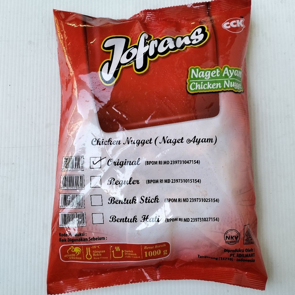 

JOFRANS Nugget Ayam Original CRISPY 1kg