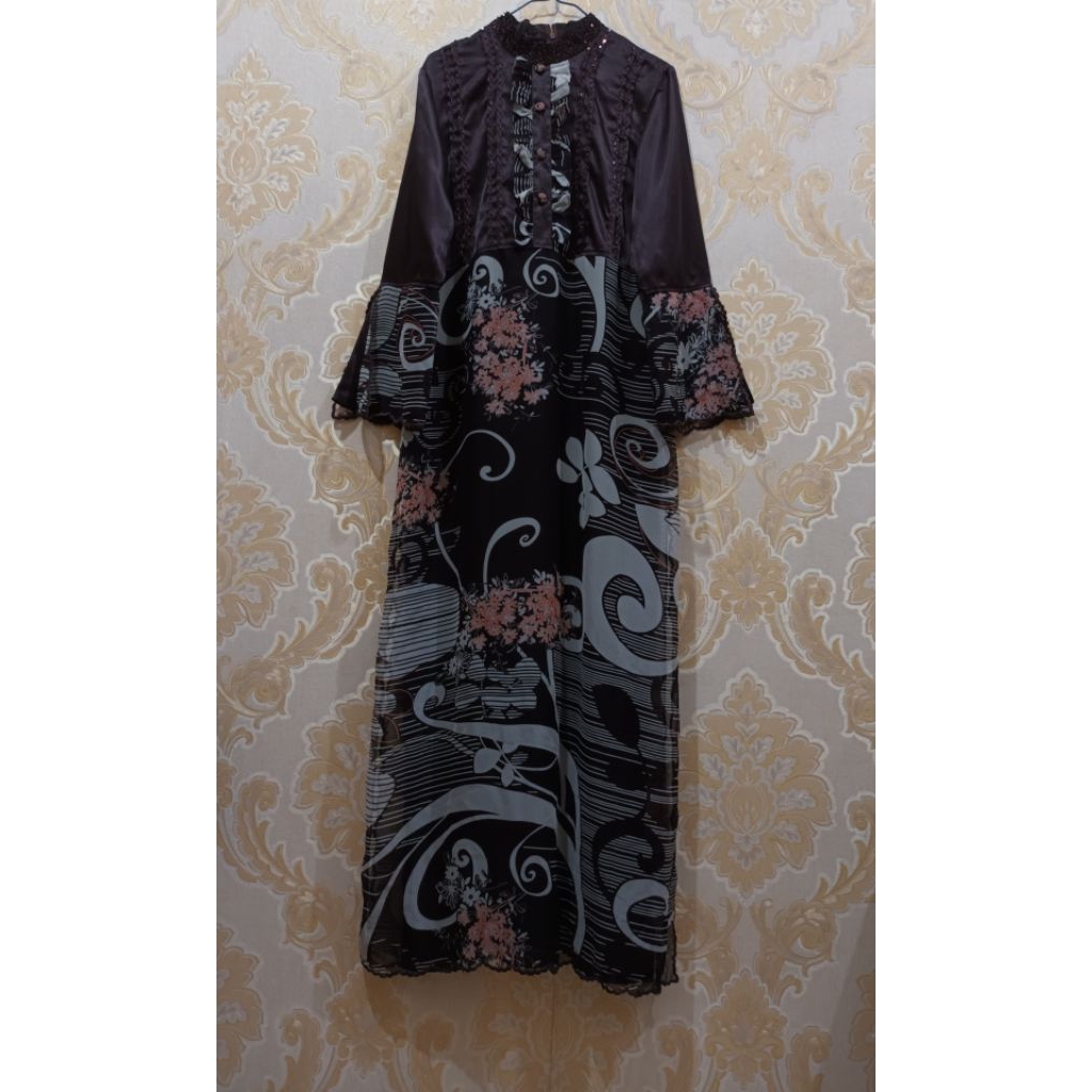 gamis satin mix ceruti