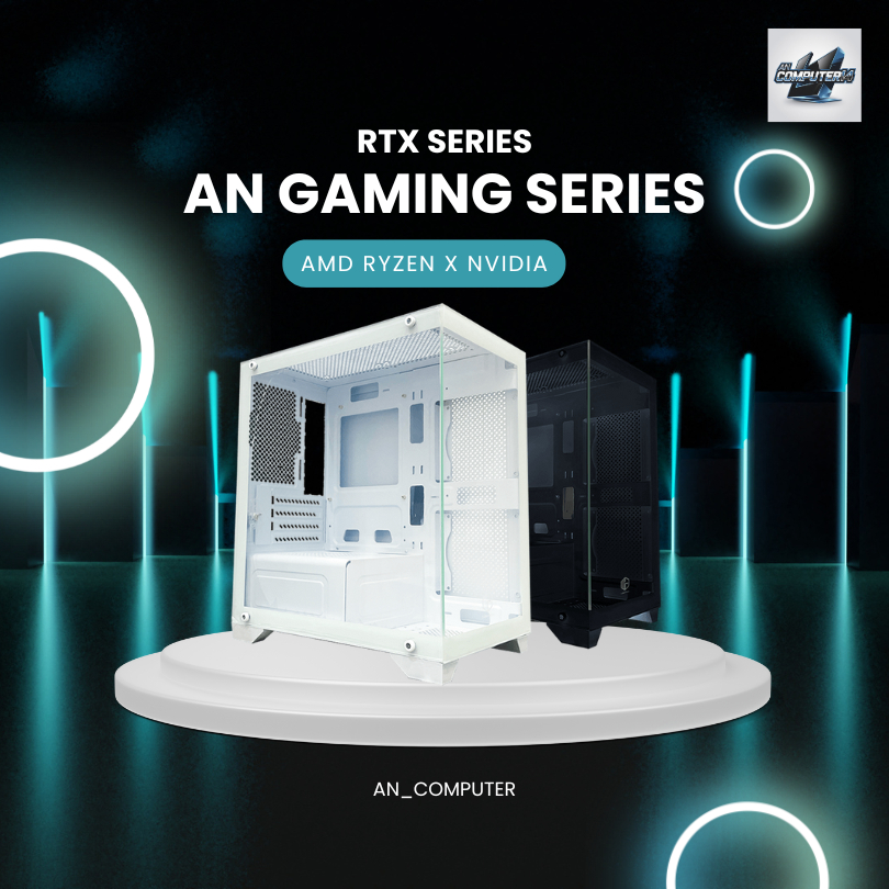 AN Gaming Series PC | Ryzen 5 4500 | RTX 3050 | 16GB | Rakitan Gaming PC