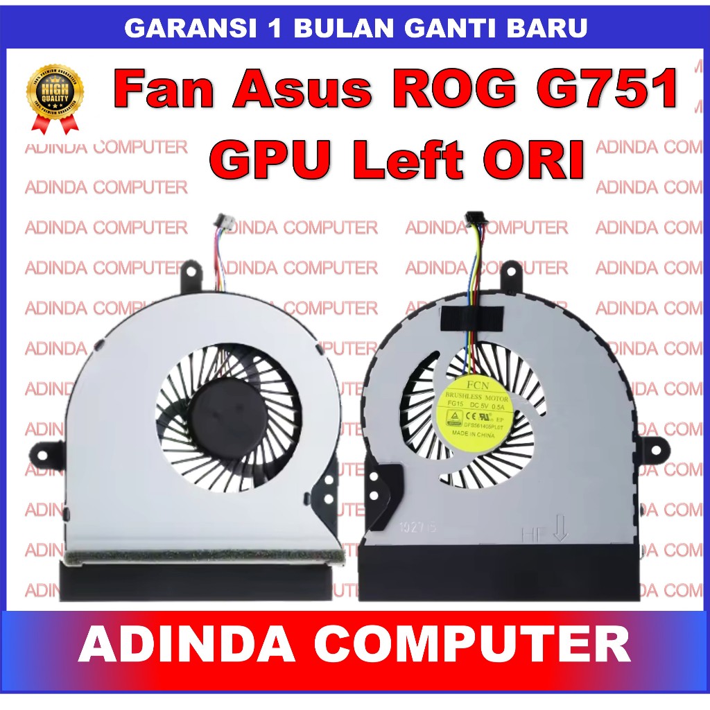 Fan Asus ROG G751 G751J G751JL G751JM G751JT G751JY G751JZ G751M GPU