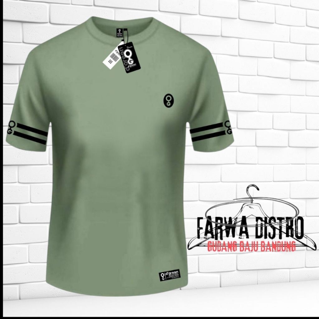 BAJU KAOS GUDANG BANDUNG ORIGINAL BRAND D'GREEN. LTD FARWA DISTRO