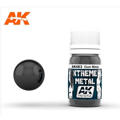 XTREME METAL GUN METAL AK483 - model kit paint