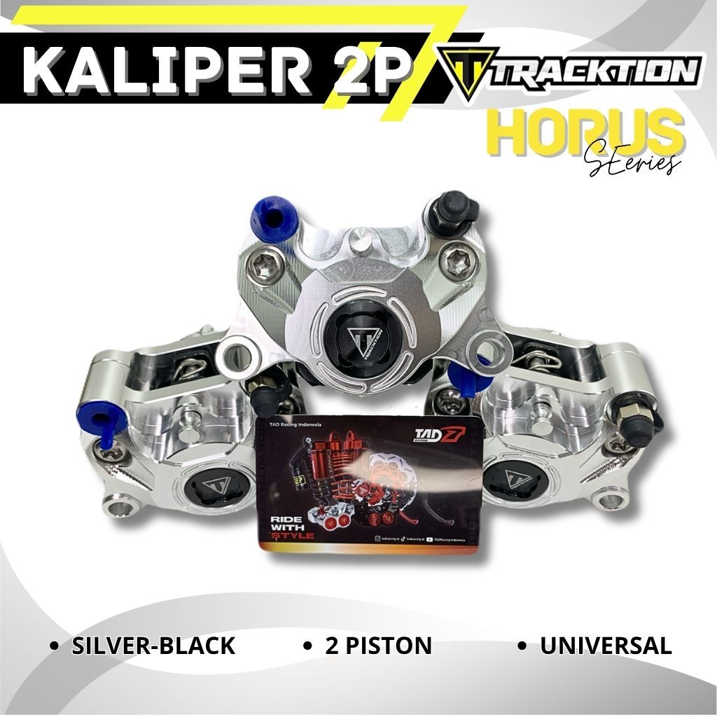 [ TRACKTION ] Kaliper Axial 2 Piston CNC Tracktion Horus series Caliper Tracktion 2 P Universal CNC