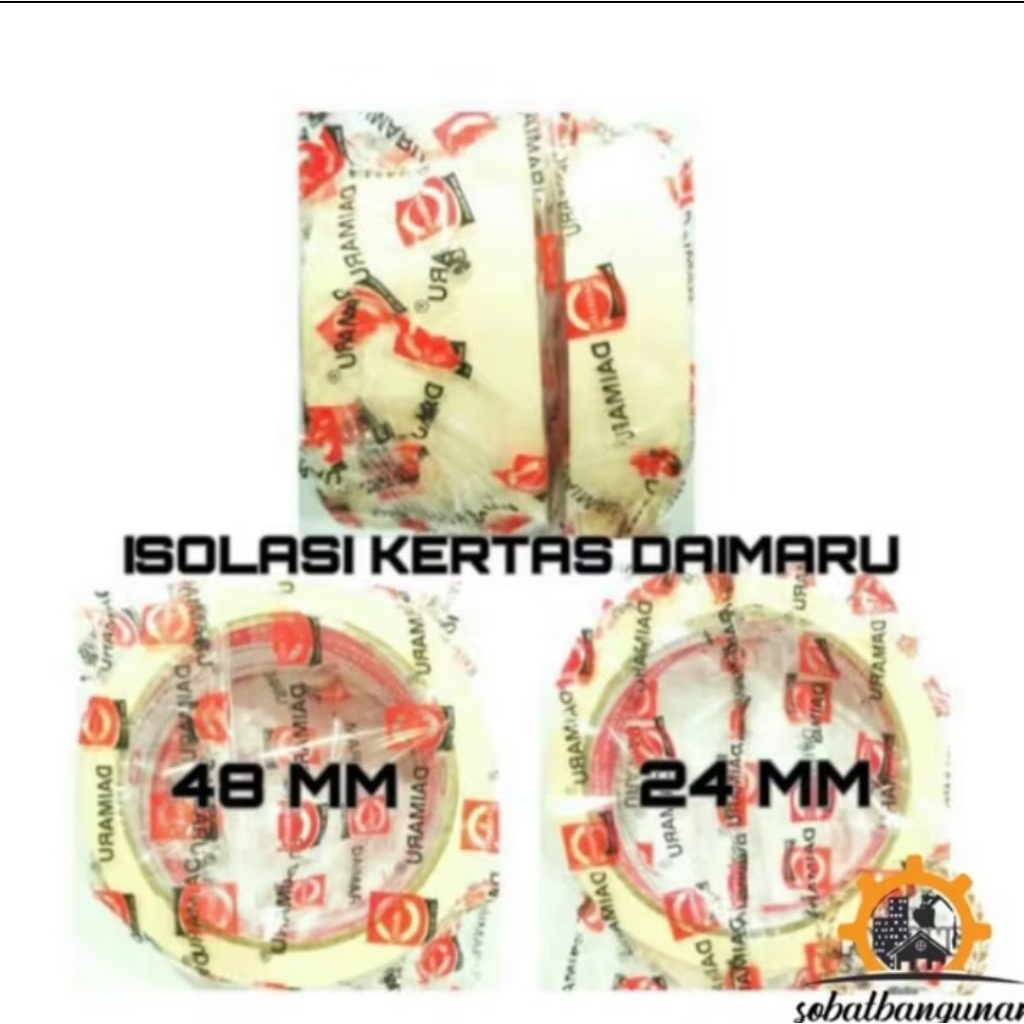 

Isolasi Kertas Daimaru 48mm