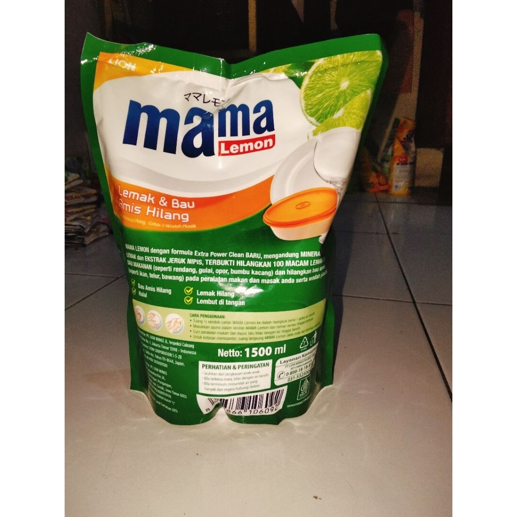 pencuci piring murah MAMA LEMON 1,5 Liter