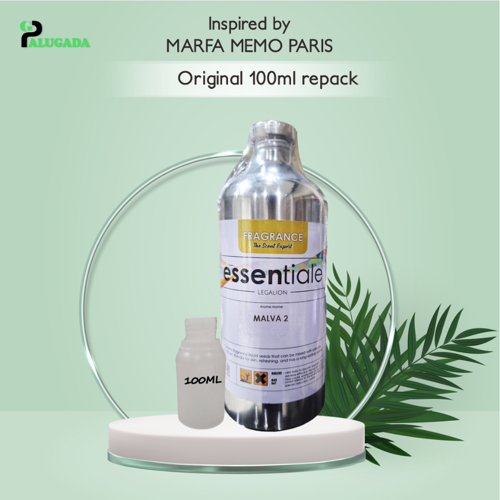 bibit parfum murni MALVA 2 | MARPA MEMO PARIS | ESSENTIALE 100ML REPACK