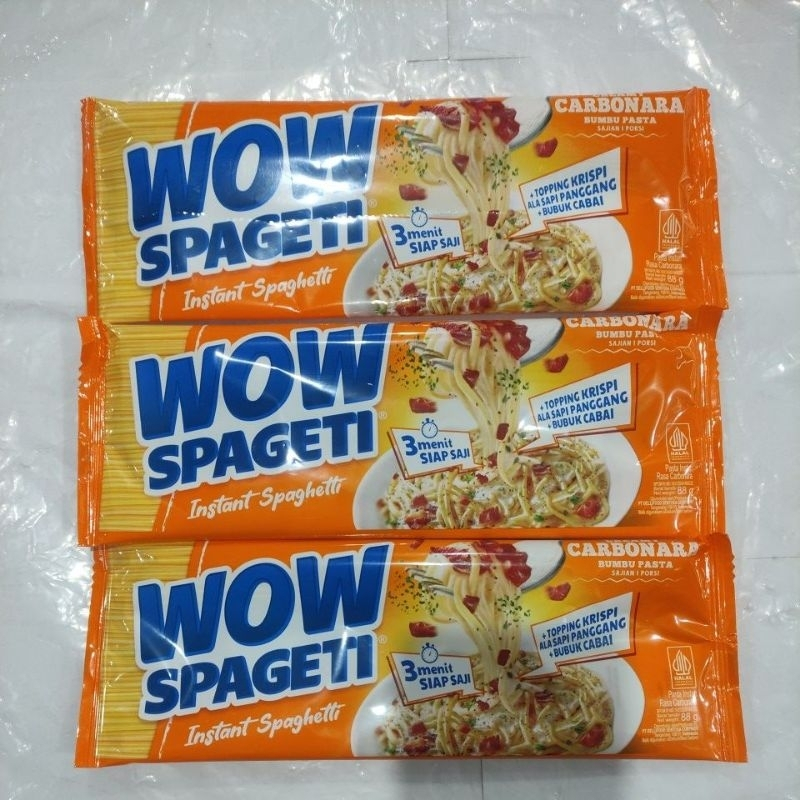 

Wow Spageti Instan Spageti Carbonara