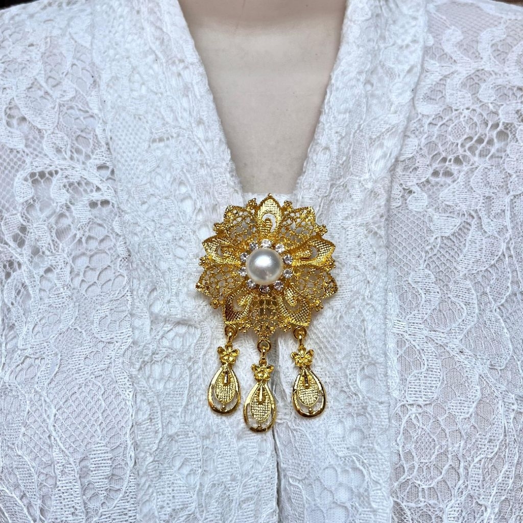 bros kebaya anak /  bros kebaya kecil jurai / bros kebaya kartini / bros kebaya pesta