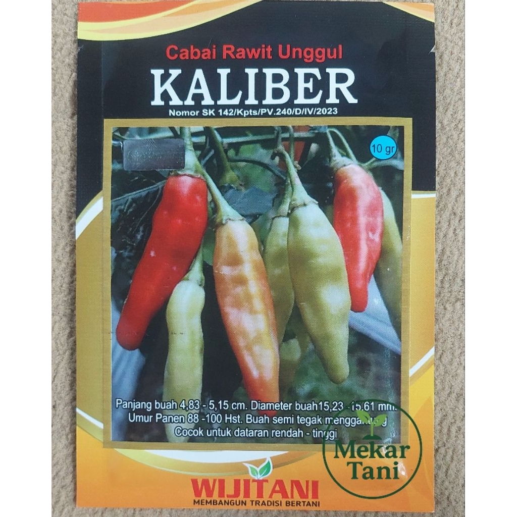 Benih Cabe Rawit Kaliber 10gr Wijitani