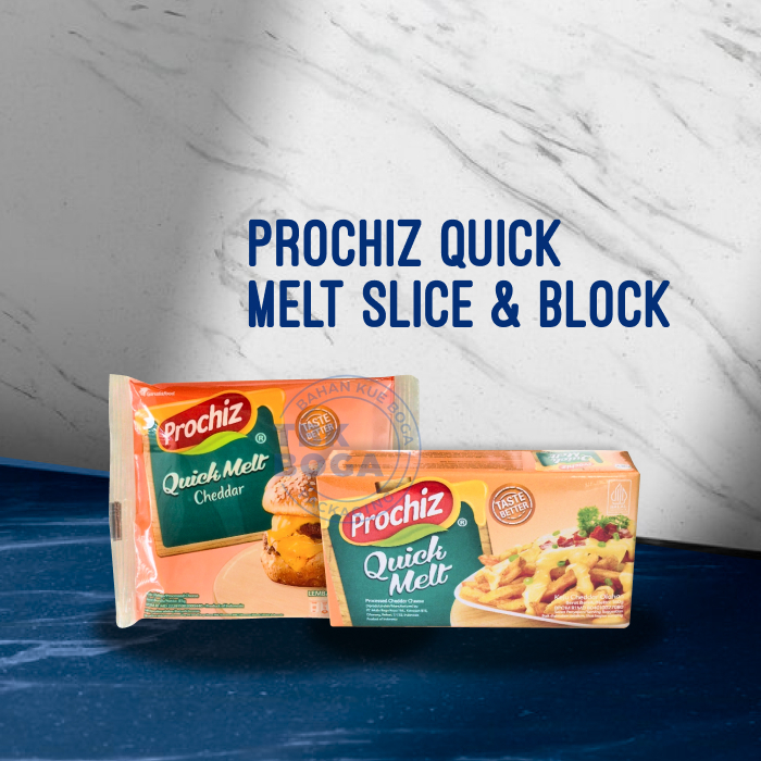

Prochiz Quick Melt ( 5 pcs & 160 gr ) Slice Lembar Cheddar Chedar Olahan Prochis