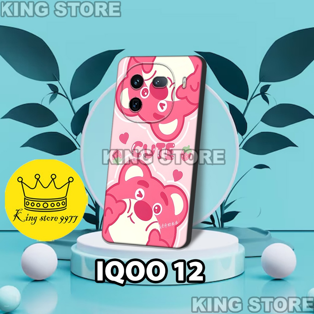 (KS4) Softcase karet untuk hp IQOO 12/Motif Cewek/casing IQOO 12/case IQOO 12 2025/silikon IQOO 12/C