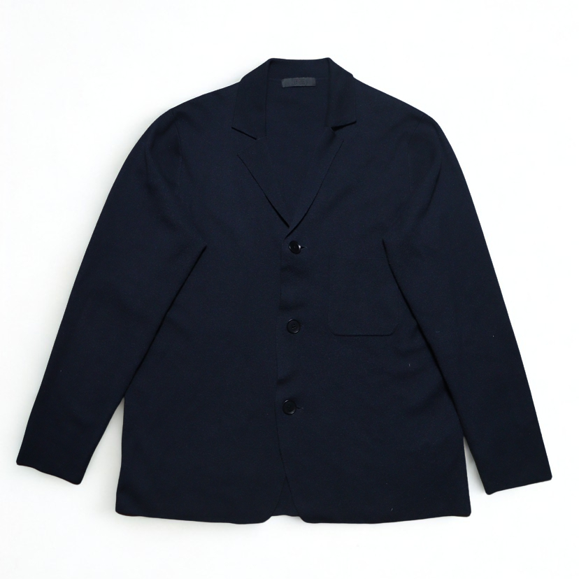Uniqlo Knit Blazer Navy Casual Semi-Formal – Size XL (Second Original)