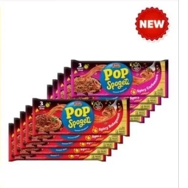 

10 Bks Pop Spageti Spicy Bolognese & Spicy Carbonara
