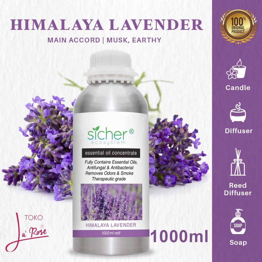 Sicher Essential Aromatherapy Oil Himalaya Lavender 1000ml Pengharum Ruangan Aromaterapi 1L