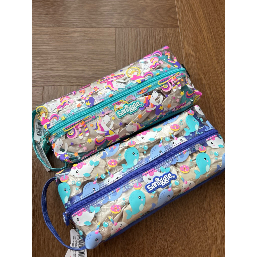 

SMIGGLE KOTAK PINSIL | 2 sisi motif polos dan motif