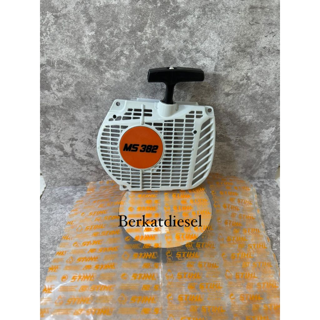 RECOIL STARTER ASSY SENSO CHAINSAW MS-382 STIHL ORIGINAL RECOIL ENGKOL CHAINSAW SENSO 382 MERK STIHL
