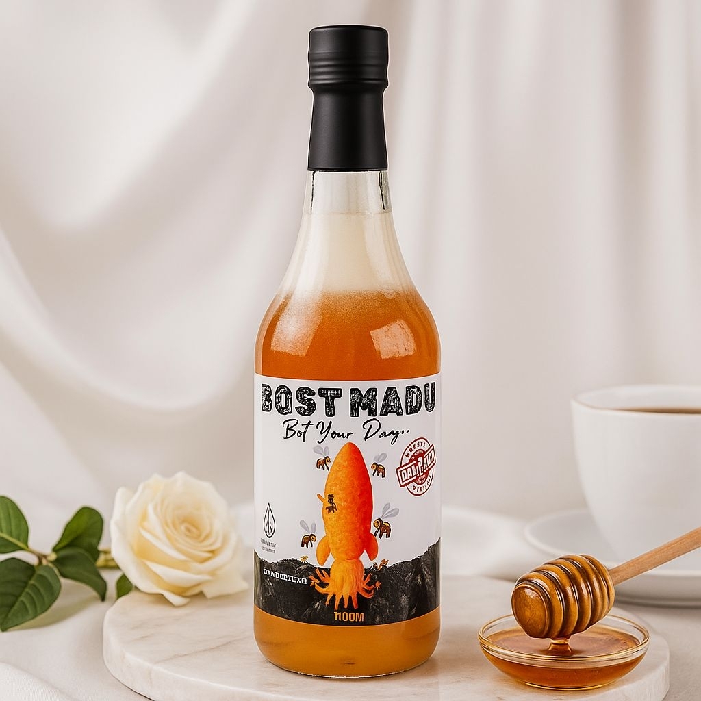 

Bost Madu Hutan Liar Dorsata Pure Raw Honey 1Kg