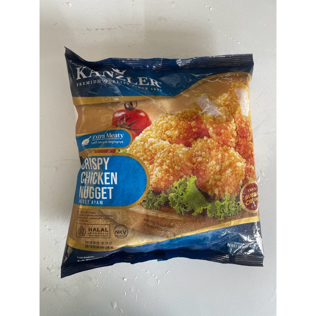 

Nagget Nugget Kanzler Crispy Chicken Nugget 450 gram