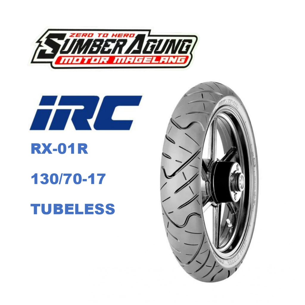 BAN BELAKANG HONDA CBR 250 NINJA 250 IRC TUBELESS 130/70-17 RX01R