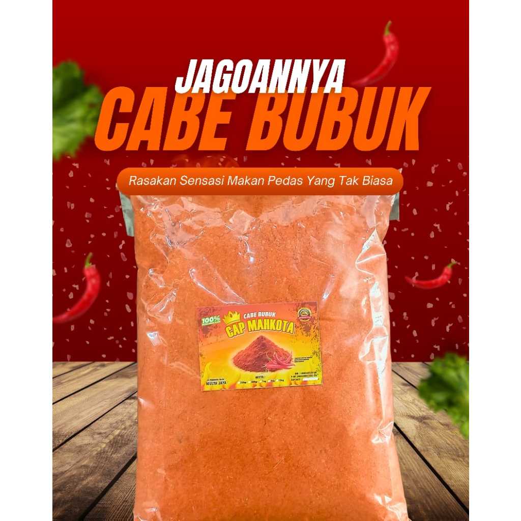 

Cabe Bubuk Original / Chili Powder HOT !! 100% Cabe Alami