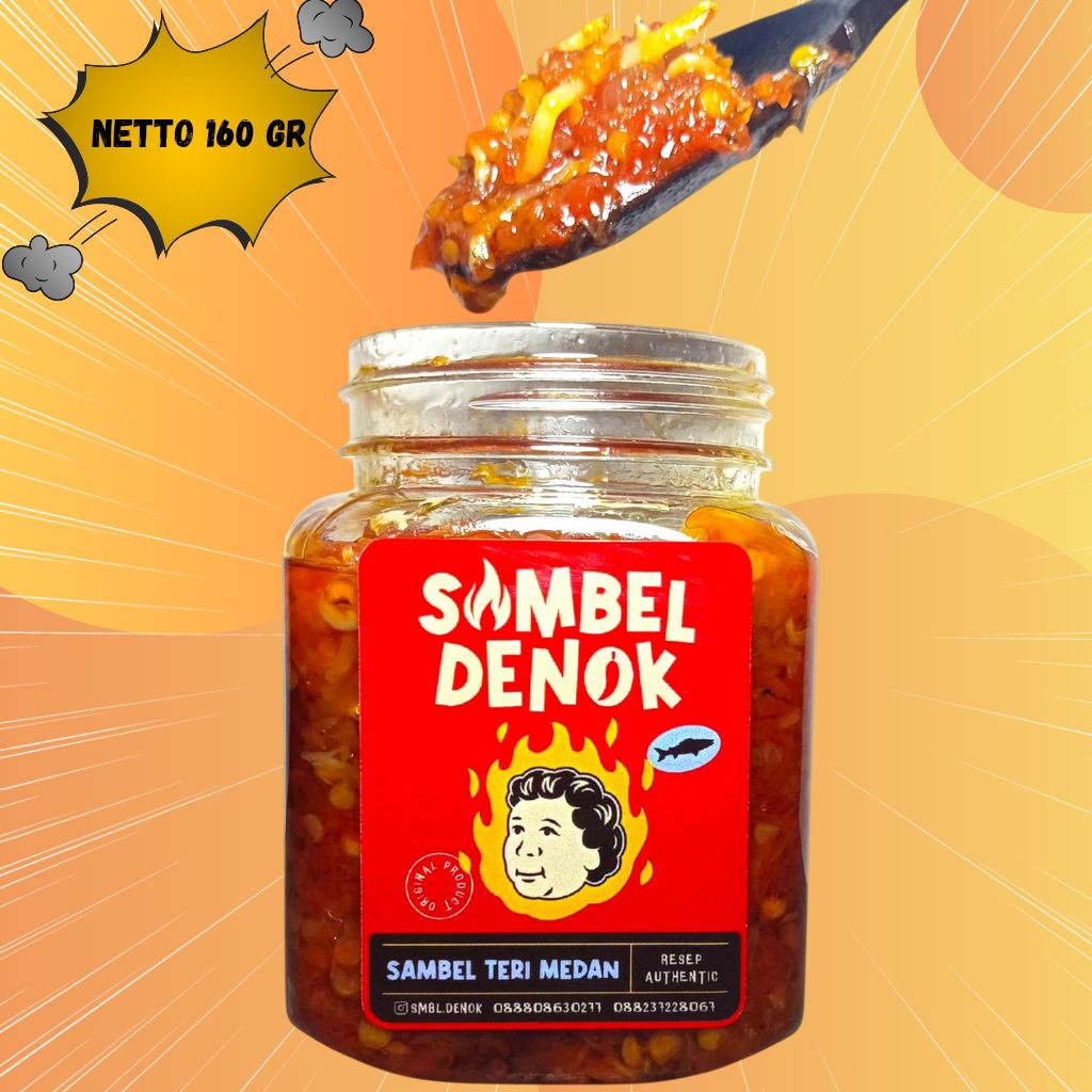 

Sambal Teri Medan Pedas isi berat bersih 160 gram