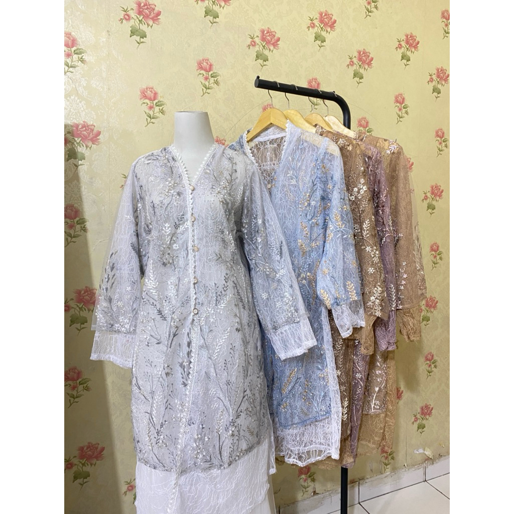 Liora brokat outer tunik outer brokat