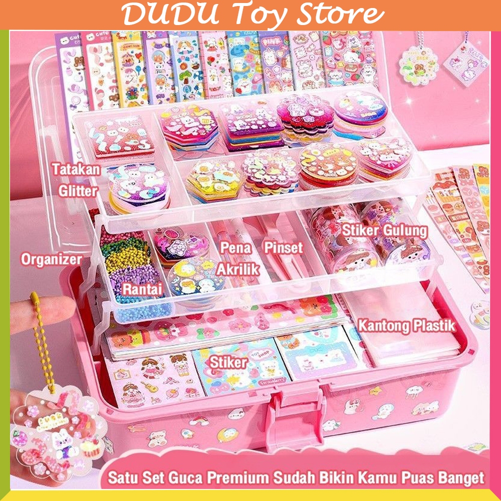 DUDU guka set murah diskon guka keychain promos diy guka set cuci gudang guka stiker set Obral