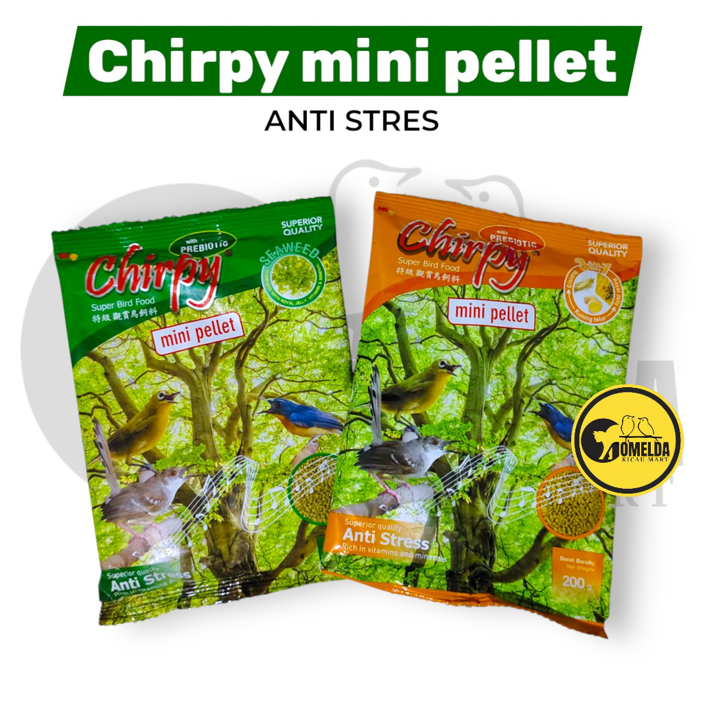 VOER CHIRPY MINI PELET SUPER ORIGINAL TINGGI PROTEIN / Pur Mini Protein Tinggi