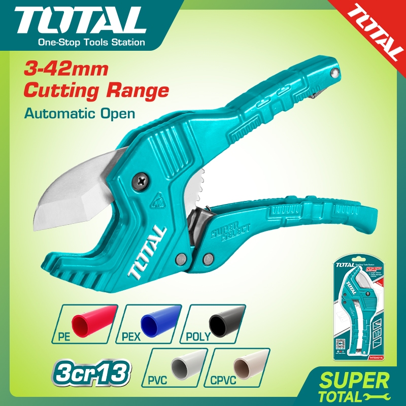 【TOTAL】PVC pipe cutter THT534216