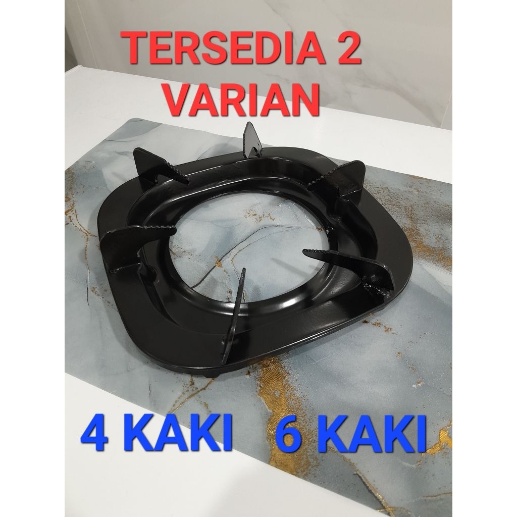 Tatakan Alas Kompor Rinnai Anti Karat 4KAKI 6KAKI