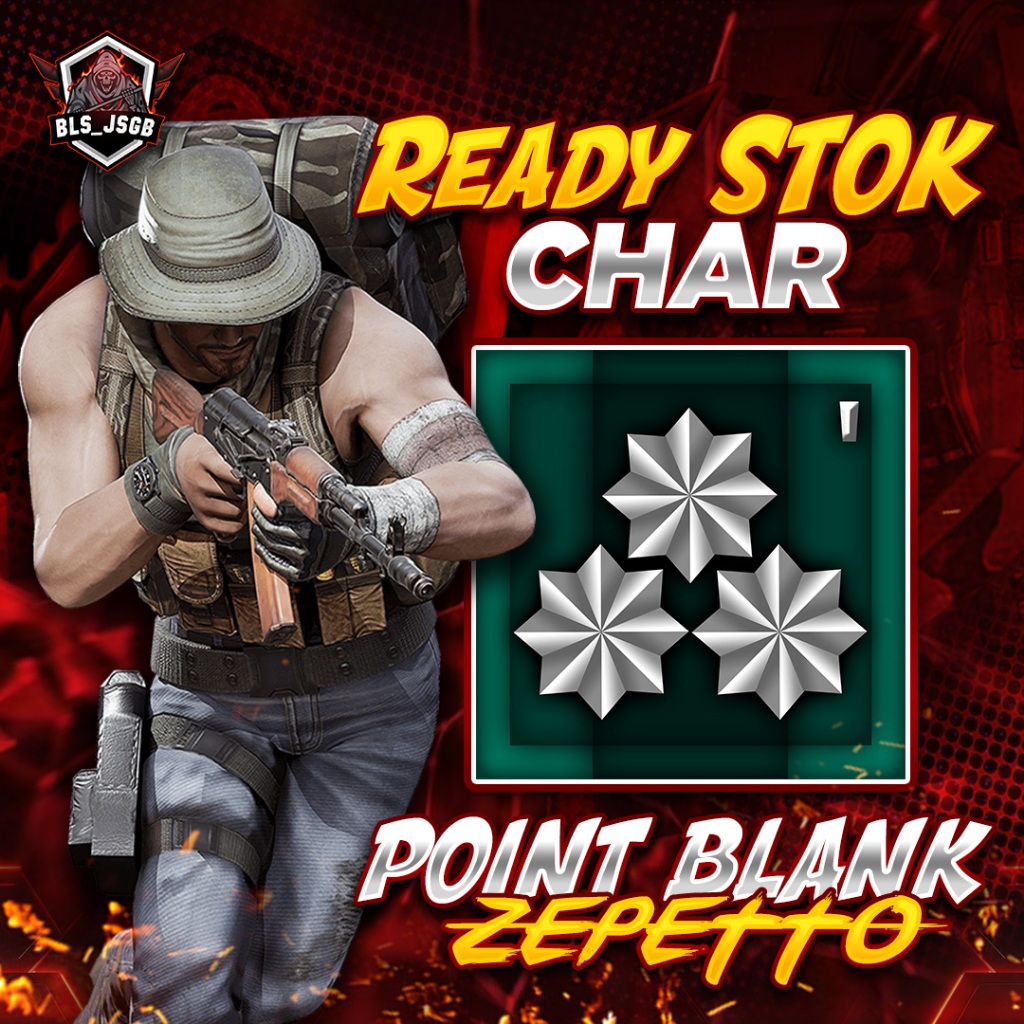 CHAR POINT BLANK MAJOR 3 QC 37DAY - POINTBLANK ZEPETTO INDONESIA TERMURAH TERLARIS