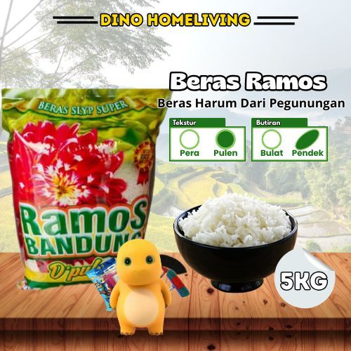 

Beras Ramos Premium 5Kg – Pilihan Tepat untuk Nasi Pulen dan Harum